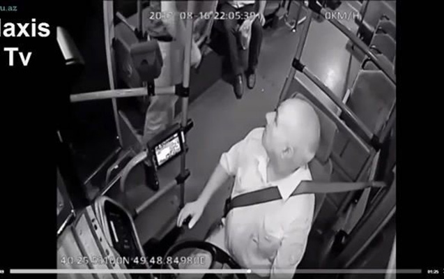 Avtobus sürücüsünə silah çəkənin atası polis zabitidir