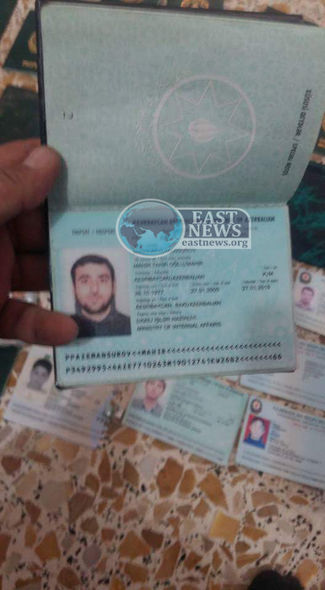 İraqda öldürülən azərbaycanlı terrorçuların pasport - Fotoları