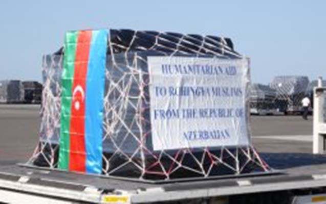 Azərbaycan Myanmaya 100 ton humanitar yardım göndərdi