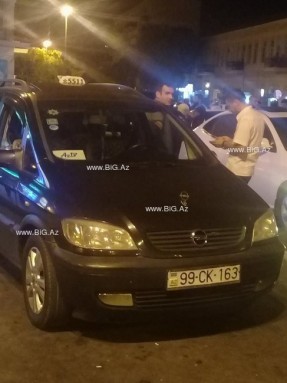 Bakıda “OPEL” AzTV-nin loqosu ilə taksiçilik edir - Foto