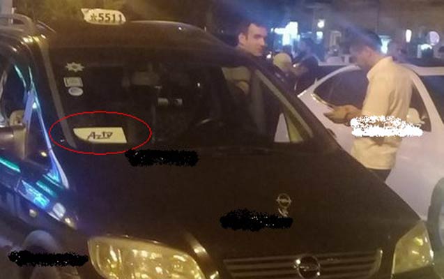 Bakıda “OPEL” AzTV-nin loqosu ilə taksiçilik edir - Foto