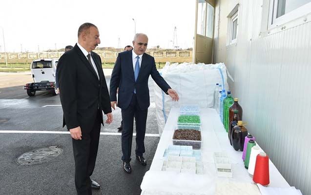 Prezident Balaxanı Sənaye Parkının açılışında