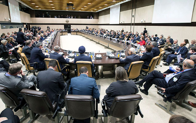 Zakir Həsənov NATO toplantısında çıxış edib