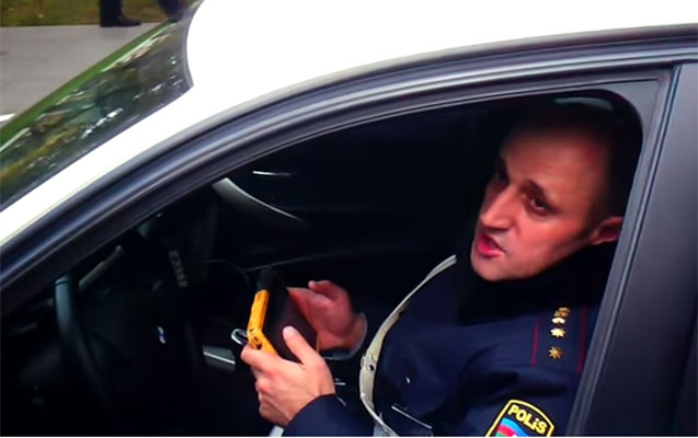 “Sənin başın partlayar” - Yol polisindən hədə + Video