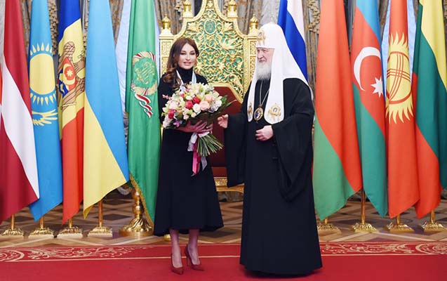 Mehriban Əliyevaya Moskvada yüksək orden təqdim edildi