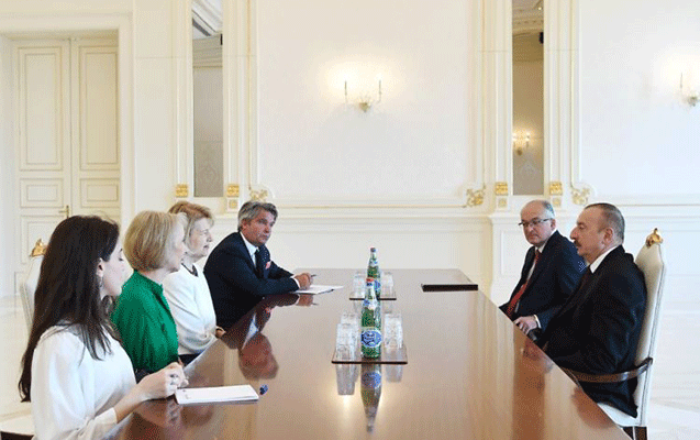 İlham Əliyev Britaniya baş nazirinin Azərbaycan elçisi ilə görüşdü
