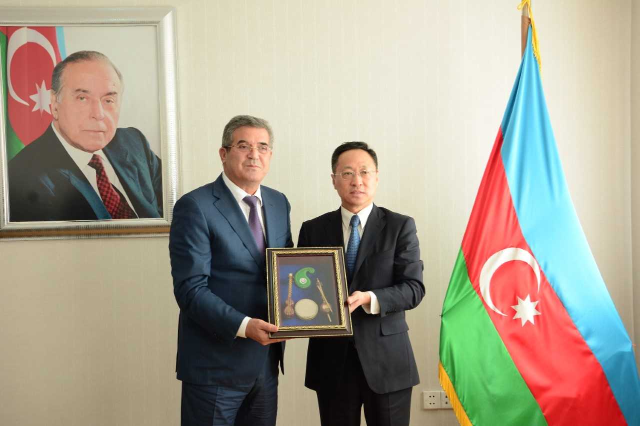 Çinin nümayəndə heyəti icra başçısı ilə görüşdü - Fotolar