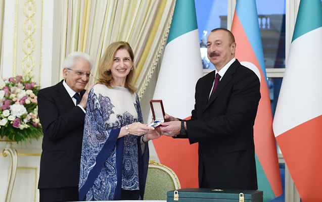 Əliyev prezidentin qızına “Şöhrət” ordeni verdi
