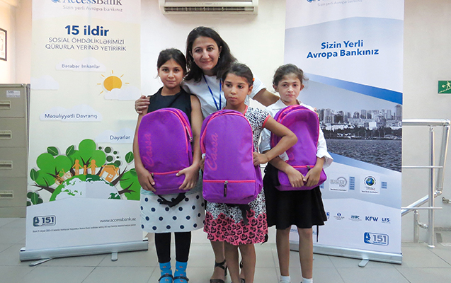 “AccessBank” növbəti dəfə məktəbliləri sevindirdi