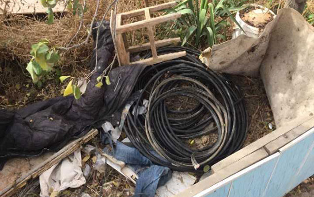 Sumqayıtda kabel oğrusu tutuldu