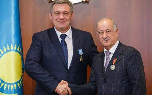 Nazarbayev 6 azərbaycanlıya medal verdi