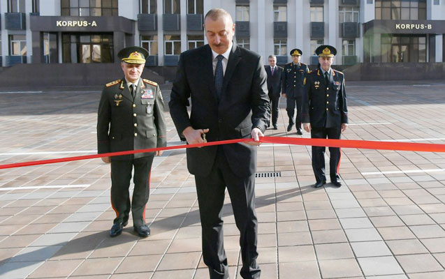 Prezident Polis Akademiyasının yeni binasının açılışında