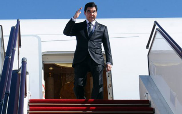 Türkmənistan prezidenti Bakıda - Fotolar