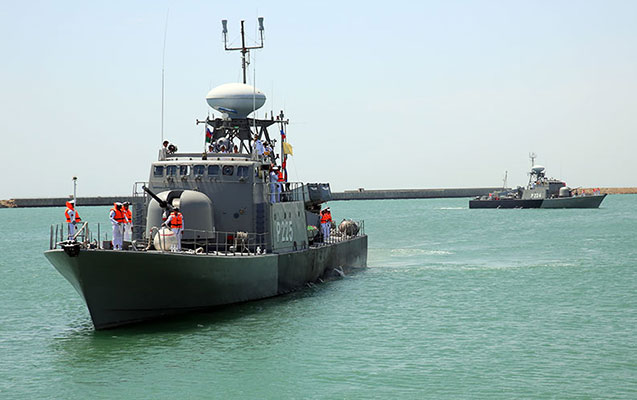 İran və Qazaxıstanın hərbi gəmiləri Bakıda