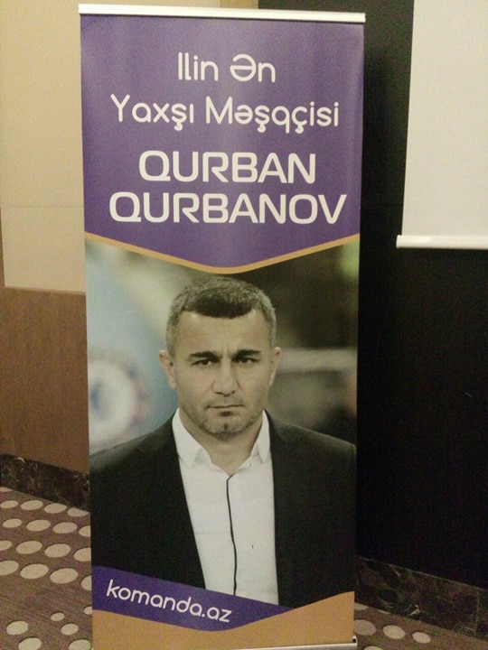 Qurban Qurbanov mükafatına qovuşdu - 