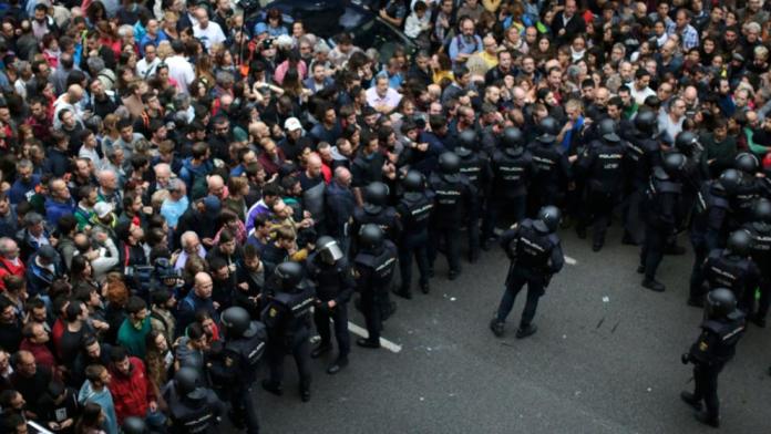 Kataloniyada yaralıların sayı 337-yə çatıb - Fotolar + Yenilənir