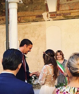 Azərbaycanlı iş adamının qızı İtaliyada evləndi - Fotolar