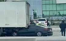 Bakı-Quba yolunda avtomobil TIR-ın altına girdi, ölən var