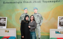 Leyla Əliyeva 2 oğlu şəhid olan ananı ziyarət etdi