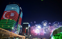 Daşkənddə liderlərin şərəfinə atəşfəşanlıq oldu