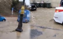 Bakıda bəzi küçələri su basdı