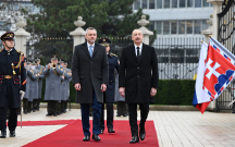 İlham Əliyev Bratislavada belə qarşılandı