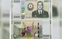 Üzərində Polad Həşimovun şəkli olan 3 minlik əsginas saxtadır