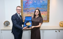 Leyla Əliyeva ÜST-nin xüsusi nümayəndəsi ilə görüşdü