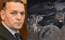 İdarə rəisinin öldüyü qəzadan görüntülər
