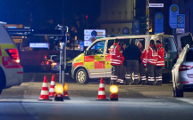 Almaniyada azərbaycanlı maşını dayanacağa çırpdı