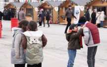 Qarlı Xankəndidə ilin ilk günləri...