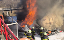 Yanacaq daşıyan avtomobildə güclü yanğın