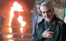 İranda Qasım Süleymaninin abidəsi yandırıldı