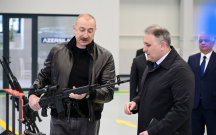 Prezident Tərtərdə açılışda