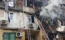 Binəqədidəki yanğın söndürüldü