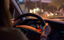 Qadın sürücünün qorxulu anları