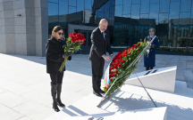 Xocalı Soyqırımı Memorialının açılışından