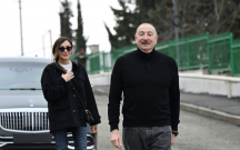 Prezidentlə xanımı Xocavəndə getdi