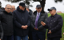 Kəmaləddin Heydərov Badamdardakı sürüşmə zonasında