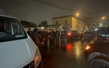 Eldar Əzizov və Zaur Mikayılov həmin evin söküldüyü yerə baxış keçirdilər