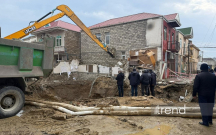 Keşlədəki həmin ev tamamilə söküldü