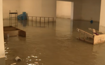 Şəhid ailələri üçün tikilən binaların zirzəmisini su basdı