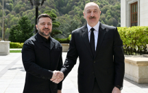 Zelenski Azərbaycandadır