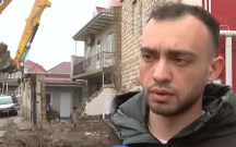 Keşlədə sökülən evə görə birdəfəlik maddi yardım veriləcək