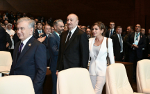 İlham Əliyevlə xanımının tədbirdən