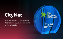 “CityNet” “Best Managed Companies Azerbaijan 2026” mükafatına layiq görülüb