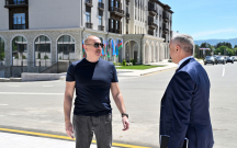İlham Əliyev Xankəndidə açılışda iştirak etdi