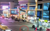 Bakıda “mall”un dam örtüyü uçdu