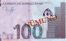 Yeni 100 manatlıqlar tədavüldə
