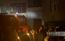Abşeronda yaşayış binasında yanğın